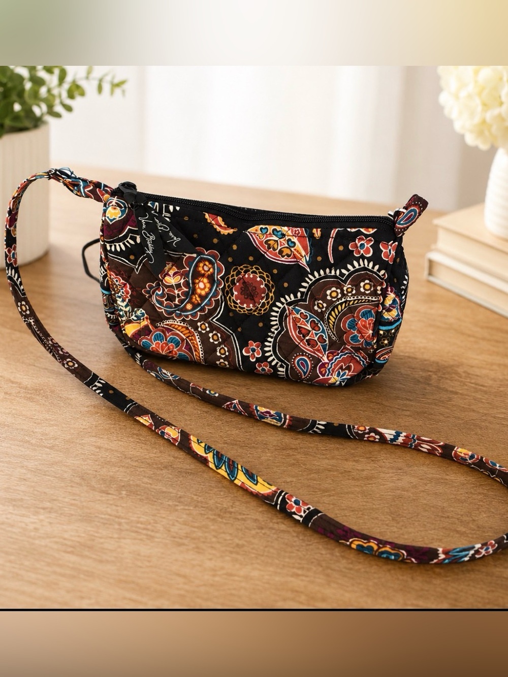 Vera Bradley Quilted Paisley Crossbody Bag